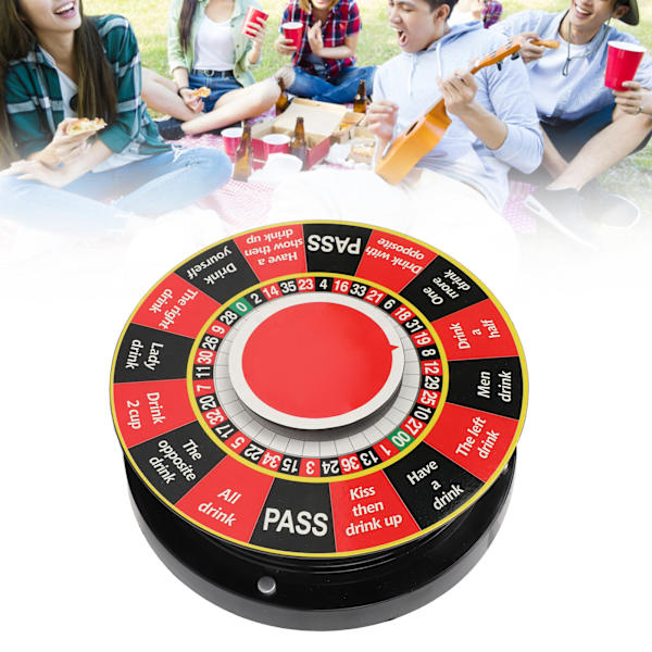 Premiehjul Elektrisk Spinn Hjul Roulette Spill Drikkehjul for Hjemmefest KTV Bar