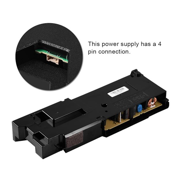 Ersättningsströmadapter ADP‑200ER 4-polig för Sony PlayStation PS4 CUH‑1215A CUH‑12XX-serien