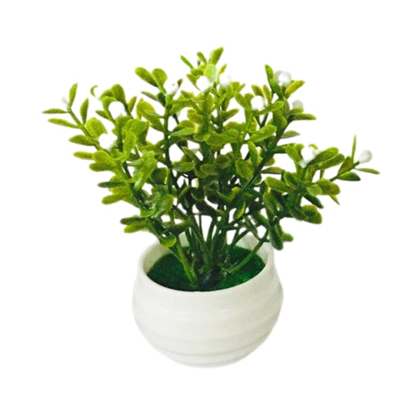 Simulert grønn plante potteplanter simulert sukkulent liten bonsai (hirse potteplanter)