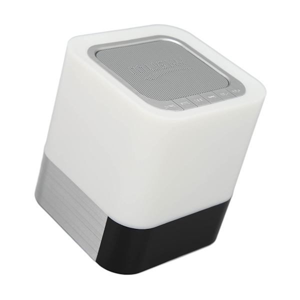 Nattlampa Bluetooth-högtalare Trådlös Bärbar Woofer Touch Control Bluetooth-högtalare med LED-lampa USB-gränssnitt