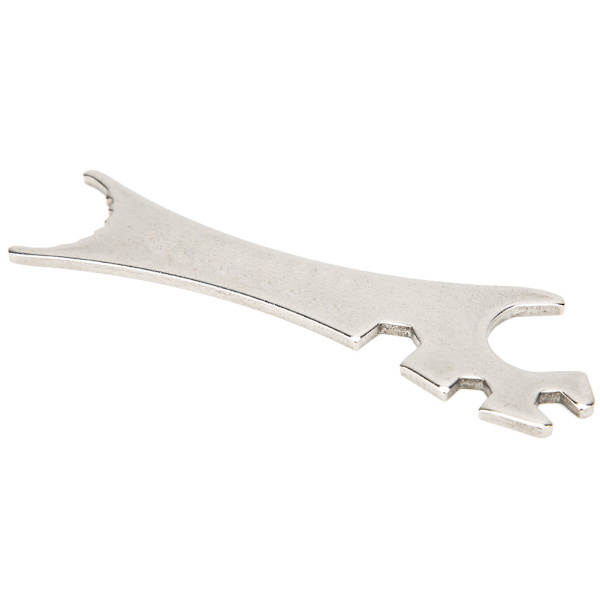 Metall Multifunksjonsnøkkel Passer for TRAXXAS-REVO e S Summit 1/10 RC Bil Dempere Verktøy (Sølv)