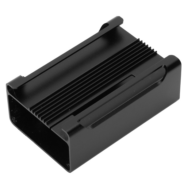 Metal Beskyttelsesetui Holdbart CNC-bearbejdet Aluminiumlegeringsetui til Raspberry Pi 3rd Sort