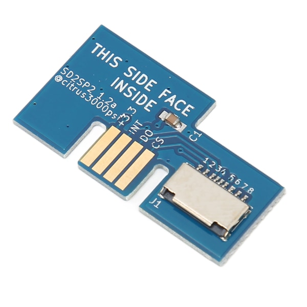För RPi Pico Flexible Microcontroller Board Dual Core 264KB ARM Cortex M0+processor med SD2SP2 SDLoad SDL-adapter Blå
