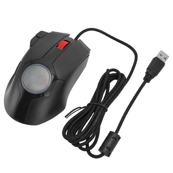 Trådlös Gaming Mus 7200 DPI RGB Bakgrundsbelyst 8 Programmerbara Knappar Eldknapp för PC Laptop