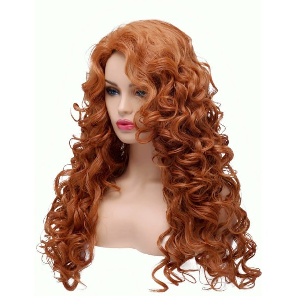 Europæisk og amerikansk krøllet hår prinsesse Mesa rødt hår krøllet Wa