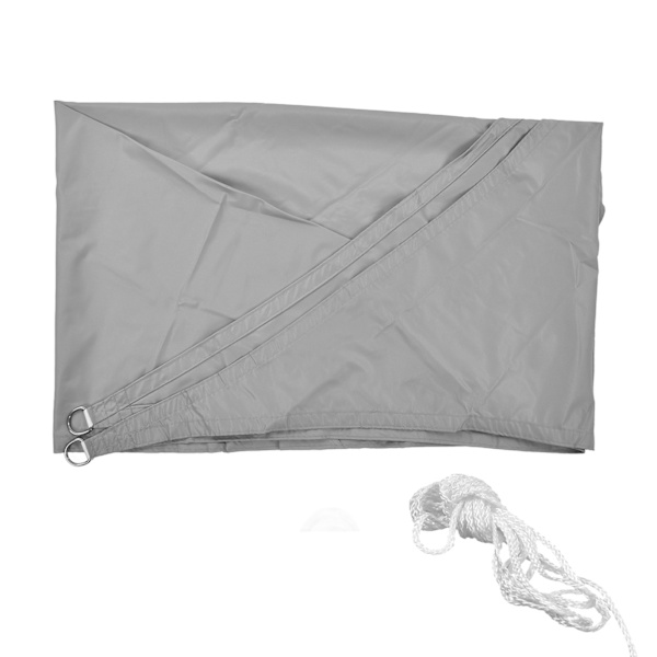 Solsejl UV-beskyttelse 3x3x3 meter Udendørs Trilateralt Formet Polyester Solsejl til Have Swimmingpool