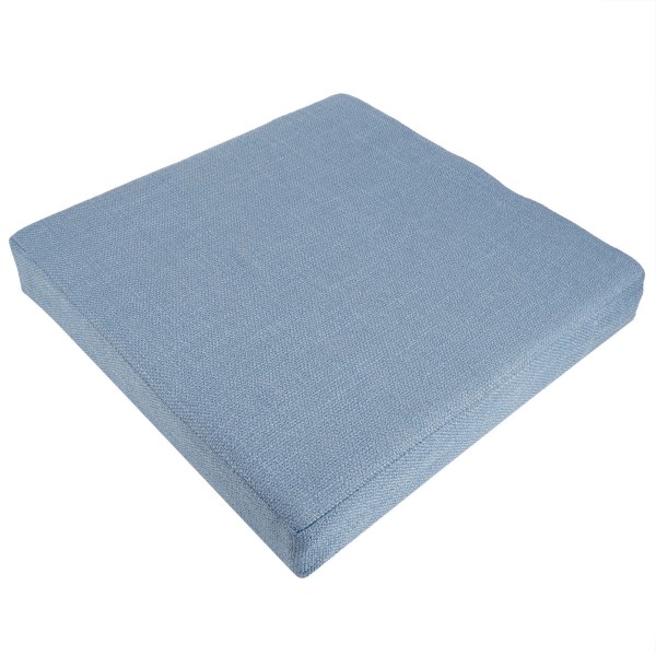 Hushållskvadratisk Mjuk Yogamatta Kudde Avtagbar Tvättad Meditation Matta Kudde Blå 40 x 6cm (L x B x H)