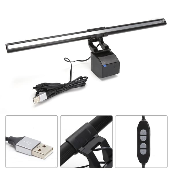 Justerbar USB Lys Bar Blu Ray Øyebeskyttelse Leselys for Skrivebord