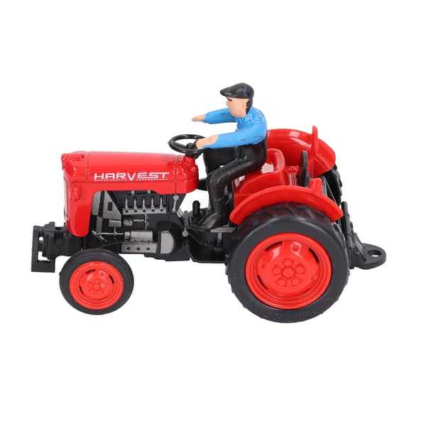 Rød Legering Traktor Legetøj Ingeniørkøretøj Model til Børn