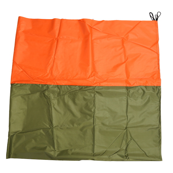 Isolerande Solskydd Multifunktionell Sandtät Vattentät Strandcampingmatta för Utomhus Dubbel Färg (Orange Grön)