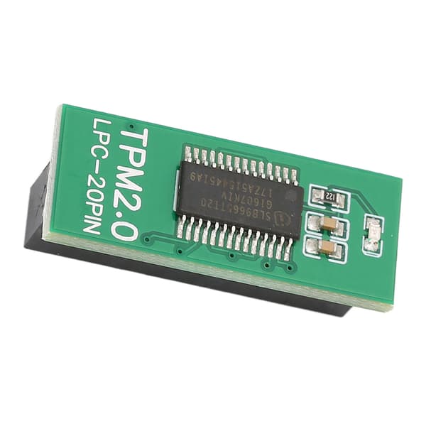 TPM 2.0 Sikkerhedsmodul 20pin Krypteringsprocessor Grøn PC Systemkomponent LPC