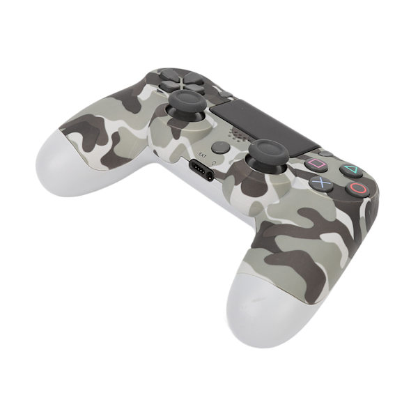 Spilcontroller Dobbelt Vibration Følsom Trådløs Controller Gamepad til PS4 Slim Pro til PS5 Camouflage Grå