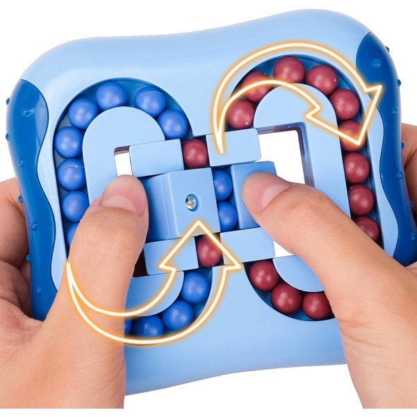 Pyörivä sormikuutio mielipeli Magic Beans Pyörivä kuutio Stressiä lievittävä lelu lapsille teini-ikäisille aikuisille - uusimmat lelut ja lahjat