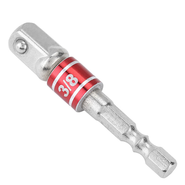 3-delars adapterset för hylsor: Förlängningar för mutterdragare - 1/4\", 3/8\" och 1/2\" skruvmejselverktyg