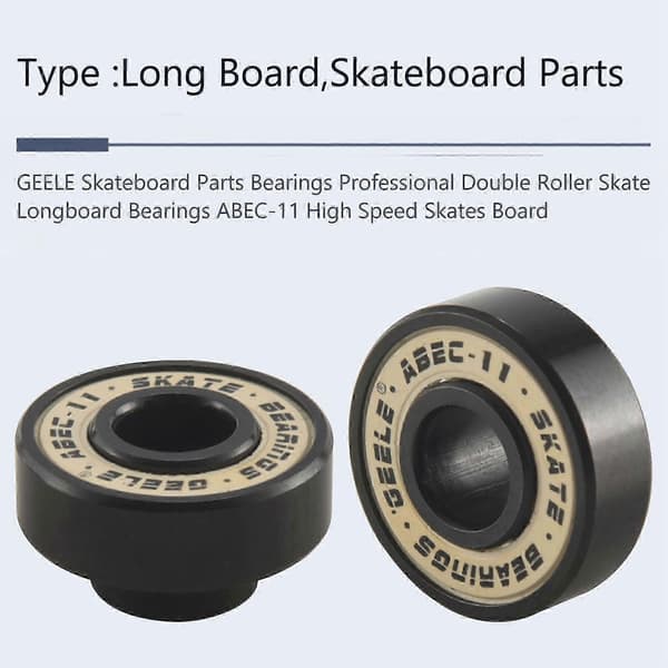 GEELE Skateboard Dele Lejer Professionel Dobbelt Rulleskøjte Longboard Lejer ABEC-11 Høj Hastighed