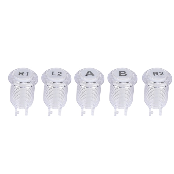 822B Enkelt DIY Arcade Joystick Tillbehörssats för Arkad / Fighting Hemspel USB-set i Amerikansk Stil (Transparent)