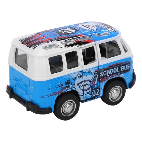 1 36 Mini Legering Simulation Bil Bus Model med Lyd Lys Træk Tilbage Legetøj Gave til Børn