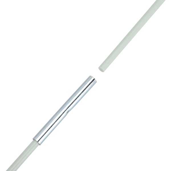 +25 stk. metalforbindelsesrør (indre diameter 5 mm, længde 6 cm) + 12 stk. laminerede spænder (6 mm) glasfiberrør bueteltbeslagssæt