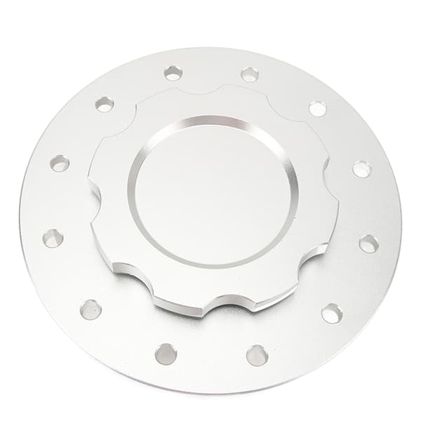 Bränslecellslock SLFCC 01 12 bult universell bilpåfyllningshalslock packningssats robust effektiv tätning flexibel drift silver