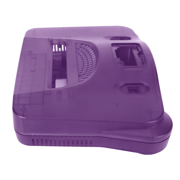 Etui for spillkonsoll, Retro ABS, Robust, Profesjonelt erstatningsskall for N64, Transparent Lilla
