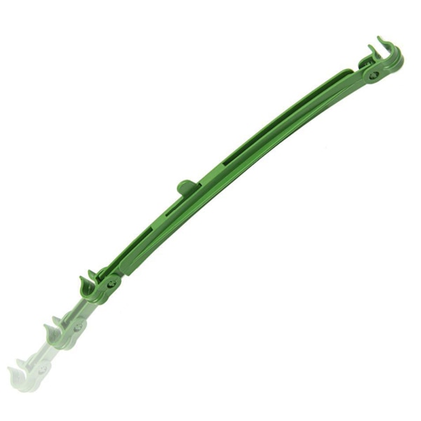 12 stk. tomatobur-gitterstativ-forbindelser (grøn) (enkelt længde 25,4 cm)