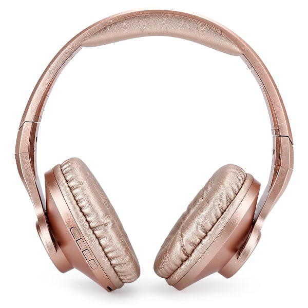BT602 Kevyt Langaton Bluetooth 4.2 Pelikorvanappi ABS On-Ear Kuulokkeet Stereo Kulta