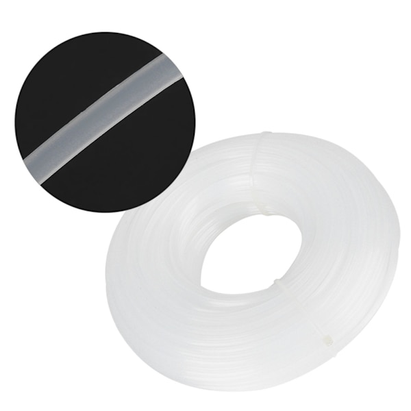3mm x 60m Hvid Kvadratisk Trimmer Line Græs Klipper Tilbehør Klippe Line Reb Udskiftning