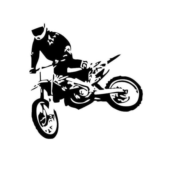 1 kpl Off-road moottoripyöräilijä tarra
