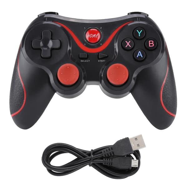 Trådløs Bluetooth Spillkontroller for PS3 Smartphone Nettbrett PC