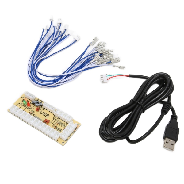 QM070911 Forsinkelsesfri Arcade USB-koder DIY Arcade-koder for Raspberry Pi 1 2 3 RetroPie