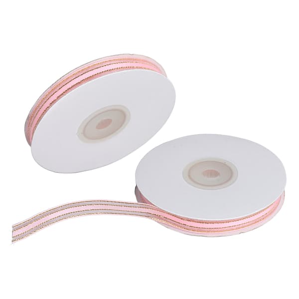 9mm Ren Satin Polyester Chiffongband 4ST Presentförpackning Dekorativ Förpackning