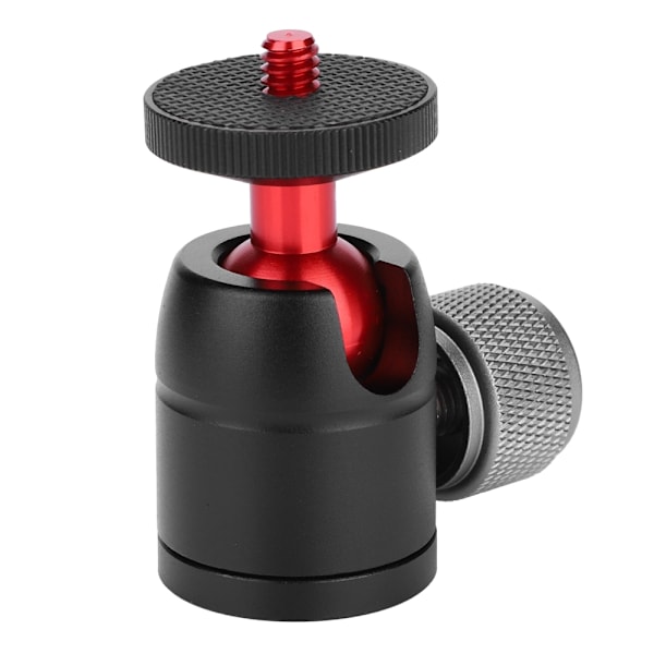360° Svängbart Mini-Kulahuvud i Aluminiumlegering med 1/4\" Skruvfäste för DSLR-Kamerastativ