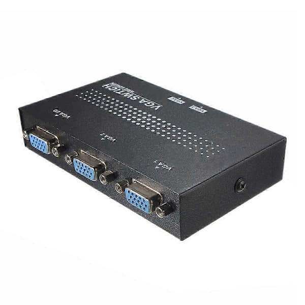 2 ind 1 ud VGA 2 PORTE til skærm to kilder MANUEL SWITCH SPLITTER