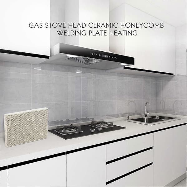 Keramisk bikake loddebrett oppvarming for gasskomfyrhode 135x95x13mm Ny