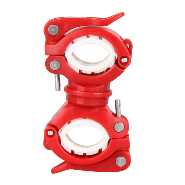 (Punainen) Valopidikkeet Polkupyörän taskulamppu ValokiinnikkeetEtuvalotelineetMountainer ClipsMaastopyöräpyöräilyvarusteet