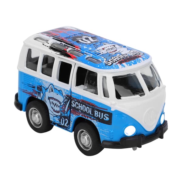 1 36 Mini Legering Simulation Bil Bus Model med Lyd Lys Træk Tilbage Legetøj Gave til Børn