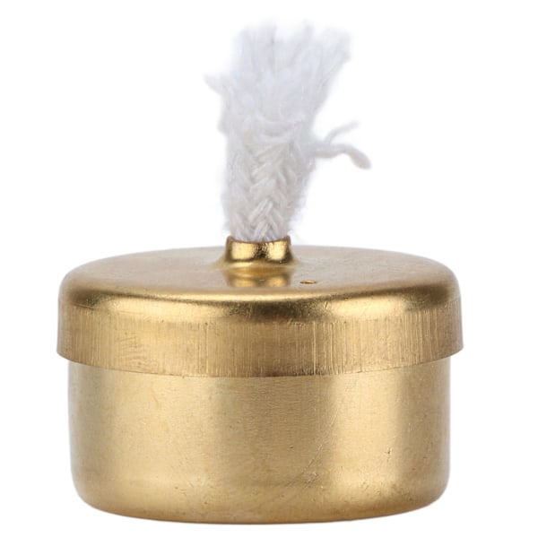 Miniatyr Stirling-motormodell i kobber med etanolbrennerlampe for brygging av te og kaffe