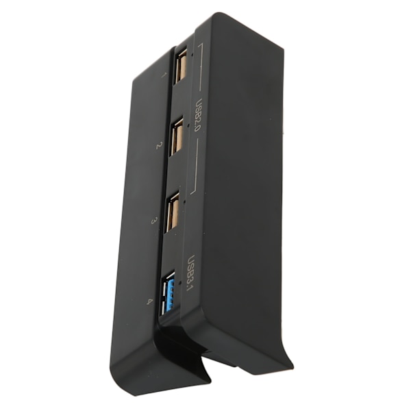 USB-hub med høy hastighet, 4 porter, USB 3.1 og 2.0, USB-forlengelseslader for PS4 Slim spillkonsoll