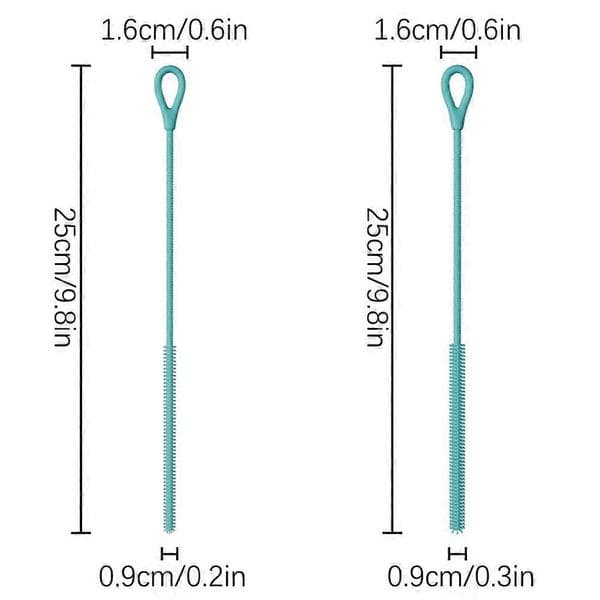 Long Straw Brush Soft Cleaning Brush for Straws for Home/Office Black