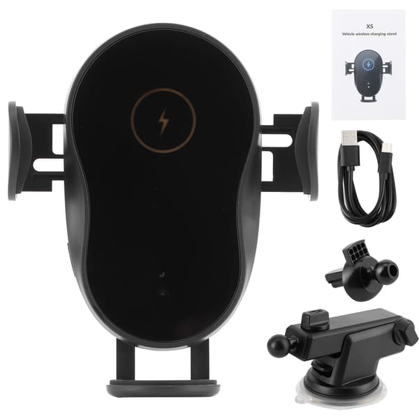 Trådløs billader 15W hurtiglading telefonholder Type C IR-sensorstativ