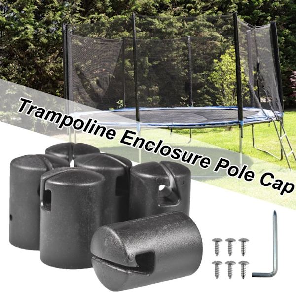 Skyddsöverdrag för trampolinstolpar, 6-pack