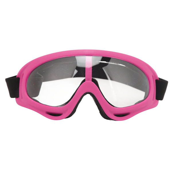 Justerbare rosa ramme skibriller med UV-beskyttelse, vindtette PC-klare linser for menn og kvinner - Perfekt for snowboard!