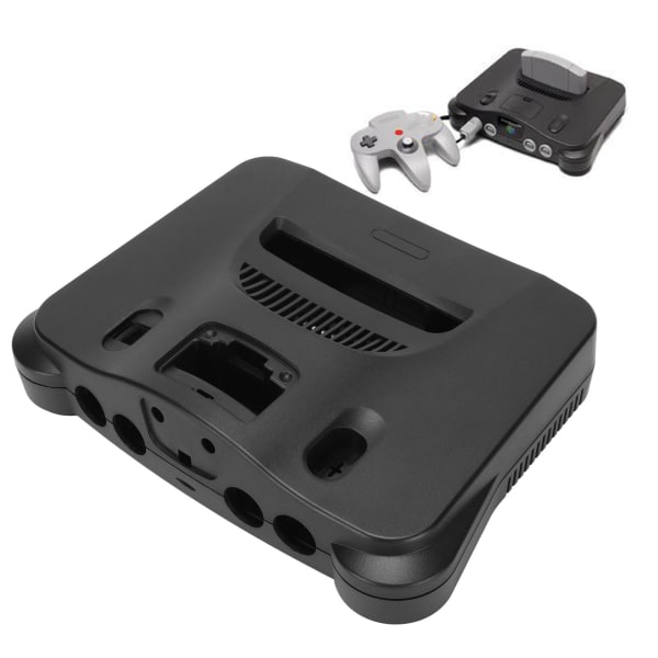 Retro videospillkonsollveske Universal erstatningsspillkonsoll Beskyttende skall for N64 Retro videospillkonsoll svart