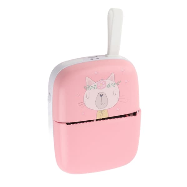Pink Mini HD Bluetooth Termisk Lommeprinter til Studerende