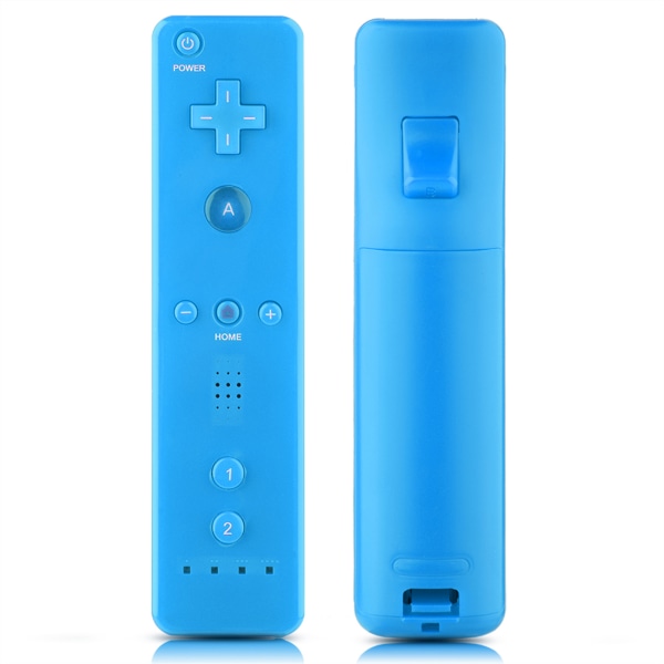 Game Handle Controller Gamepad med analog joystick för WiiU/Wii-konsol (blå)- W