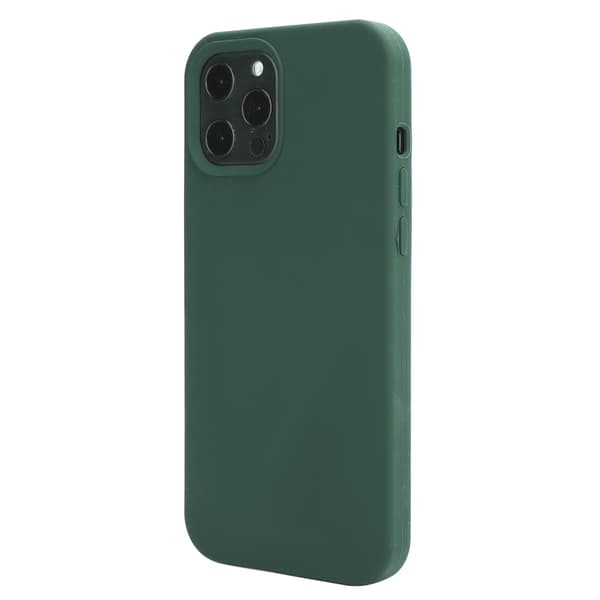iPhone 12 Pro Max Flytande Silikon Stötsäkert Skyddande Mobilskal Grön