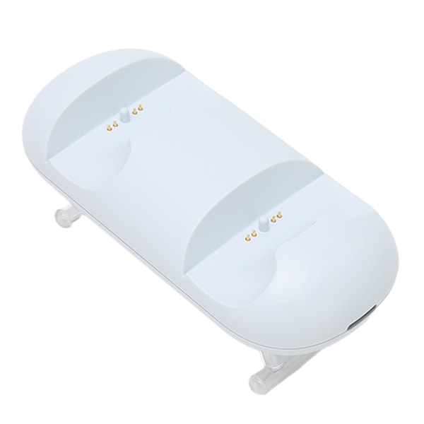 Kontroller Ladestasjon Hurtiglading LED-indikator Multi Protection Dobbel ladestasjon for PS5 White