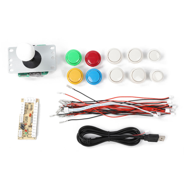 CY-822A DIY Arcade Game Buttons Combat Joystick Rocker Kit -ohjain Rapsberry PI PC:lle