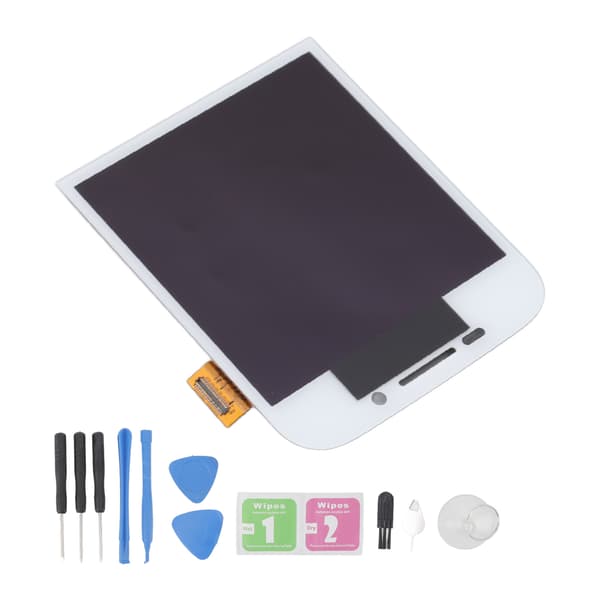 BlackBerry Classic Q20 Vit LCD Digitizer Touch Screen Ersättningsdisplay