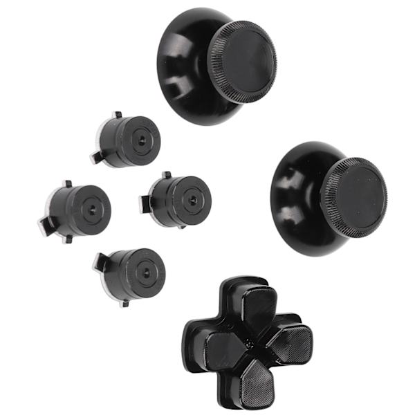 Ohjainpainikkeet Joystick-näppäimet Alumiiniseos ABXY-painikkeet Playstation 5 -ohjaimelle Musta